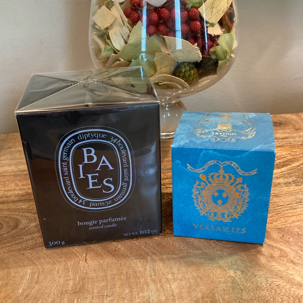 Diptyque Baies and Trudon Versailles Candle Bundle
